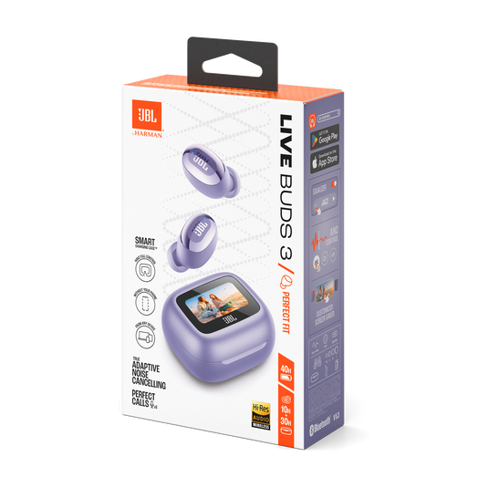 JBL LIVE BUDS 3 ワイヤレスイヤホン パープル JBL Live Buds 3 | True wireless Noise Cancelling bud-type